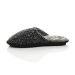 Тапочки-мулы Borg на плоском каблуке AJVANI, черный - фото 3