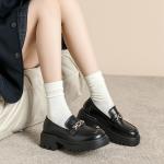 Лоферы женские черный Zhr - фото 4