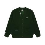 By *A Bathing APE Moonface Logo Buttoned Cardigan Aape, черный - фото 3