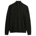 Свитер Superdry Essential Embroidered half zip, черный - фото 3