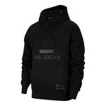 Толстовка x fragment pullover hoodie 'black/reflective silver' Air Jordan, черный - фото