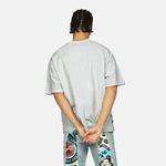 Футболка мужская EVISU, серо-голубая - фото 7