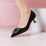 Туфли женские на высоком каблуке Harson, серый - фото 19