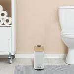 Бак с педалью Relaxdays, черный - фото 7