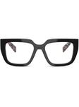 Очки Prada Eyewear, черный - фото