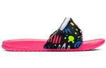 Шлепанцы и сланцы Nike Benassi Jdi Print Slide Fanny Pack Neon - фото 2