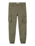 Брюки карго NKMRYAN CARGO R TWI PANT 2222-BA Name it, цвет deep lichen green - фото 3