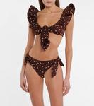 Верх бикини в горошек Rolling Hills Johanna Ortiz, Indian Madder - фото 2