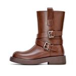 C°BANNER Женские коричневые ботинки Crew Martin - фото