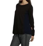 Туника в рубчик в коричневом/темно-синем цвете LABEL+thread - фото 2