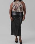 Сетчатый боди-труба с леопардовым принтом GOOD AMERICAN - фото 5