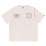 Футболка BAPE Fake Puff Tee 'Ivory' - фото
