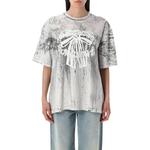 Футболка с принтом Acne Studios, серый - фото 3