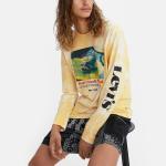 Футболка мужская Levi's желтая - фото 4