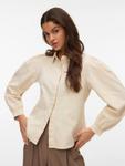 Блуза VERO MODA VMNILY, кремовый - фото 3