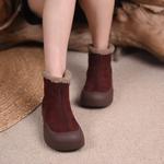 Зимние ботинки женские Artmu, цвет Cherry red - фото 18