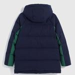 Пуховик GAP мужской, сине-зеленый пэчворк - фото 10