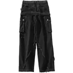 Джинсы унисекс черные A SQUARE ROOT - фото 3