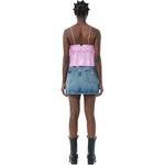 Джинсовая мини-юбка Sparkle Logo GANNI, Dyed Washed - фото 6