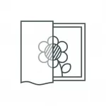 Раздвижная штора Liedeco, (1 шт.), ВxШ: 245x60, белый/черный - фото 3