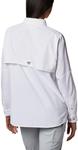 Columbia Women's Super Bahama Long Sleeve Shirt, White - фото 3