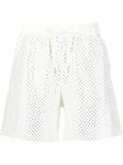 P.A.R.O.S.H. шорты со стразами, белый - фото