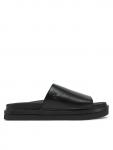 Мюли Flat Molded Sandal Slide YW0YW01710 Calvin Klein Jeans, черный - фото