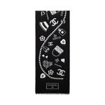 CHANEL Вязаный шарф унисекс черный - фото 2