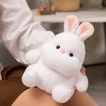 MLING Плюшевая кукла Chubby White Bunny высотой 23 см - фото 3