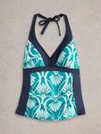 Топ-танкини Sunshine Reversible White Stuff, Turquoise/Multi - фото 5