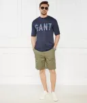 Футболка regular fit Gant, темно-синий - фото 2