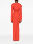 Макси-платье Vivenda Drape Christopher Esber, оранжевый - фото 4