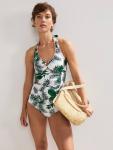 Топик танкини с тропическим принтом Phase Eight, Ivory - фото