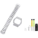 JERALAND Часы Protective Case Casio Aluminum Case Material Giant Wave Crafted Small Block 5600 Collection, Cyan - фото 2