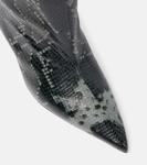 Кожаные сапоги до колен Cheope 60 The Attico, Black And White - фото 5