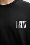Хлопковая футболка Levi'S, черный - фото 5