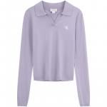 Трикотажная футболка женская Calvin Klein, цвет слоновая кость - фото