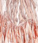 Платье из ламе с оборками Caroline Bosmans, Blush - фото 3