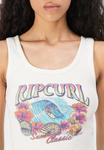 Топ Rip Curl HAWAII STANDARD RIBBED TANK, Bone/Off-White - фото 6