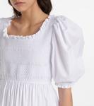 Платье миди из хлопка Miu Miu, Bianco - фото 4