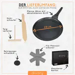 Сковорода 28 см с антипригарным покрытием, Divory - фото 4