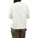 Джемпер с принтом логотипа JIL SANDER, белый - фото 3