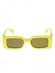 Солнцезащитные очки с логотипом Interlocking G Gucci Eyewear, желтый - фото