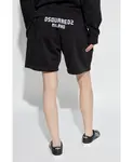 Шорты с логотипом Dsquared2, черный - фото 4