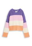 Джемпер TOM TAILOR Jumper, Big Multicolor Stripe/Lilac - фото