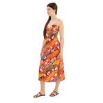 Платье Superdry Printed Slip Sleveless Long, оранжевый - фото 4