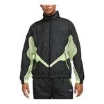 Куртка Air Jordan 23 Engineered Splicing Contrasting Colors Mesh Stand Collar Woven Jacket Black, черный - фото