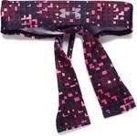 Under Armour UA Tie Headband Reflective Moisture Wicking Dark Blue Pink - фото