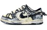 Кроссовки Nike Dunk Skateboard Shoes Men Low-Top Black White Gray, черный - фото