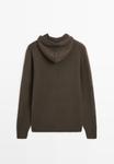 Худи Massimo Dutti WITH HOOD , Brown - фото 6
